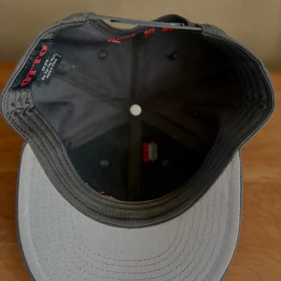 Eldora Logo Colorado Ski Resort Dark Gray & Red Adjustable Baseball Cap - Picture 8 of 13